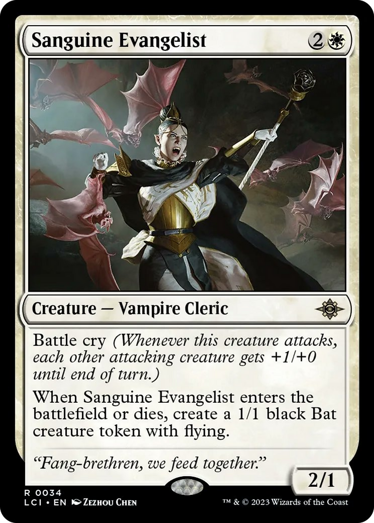 Sanguine Evangelist [The Lost Caverns of Ixalan] [Foil]