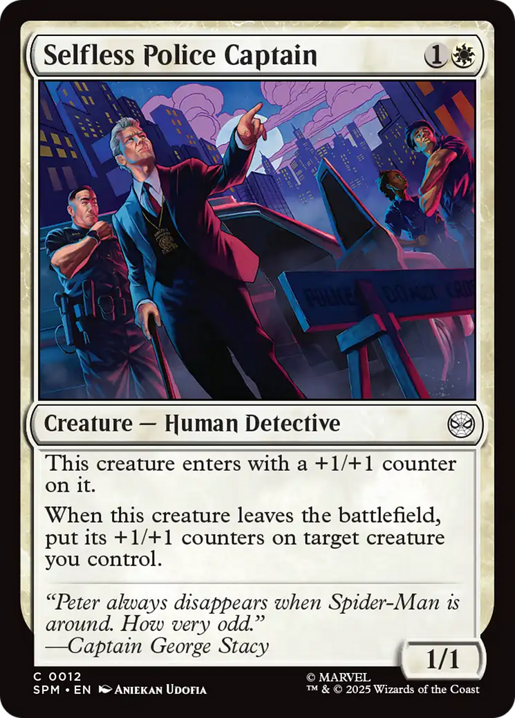 Selfless Police Captain [Marvel's Spider-Man] [Foil]