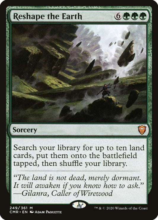 Reshape the Earth [Commander Legends] [Foil]