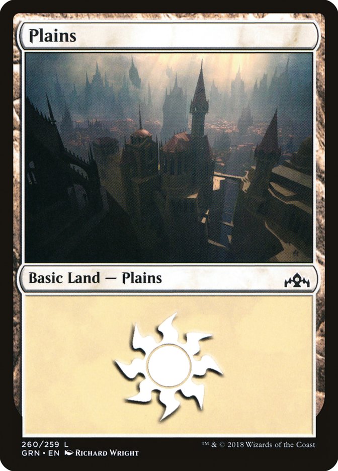 Plains (260) [Guilds of Ravnica] [Foil]