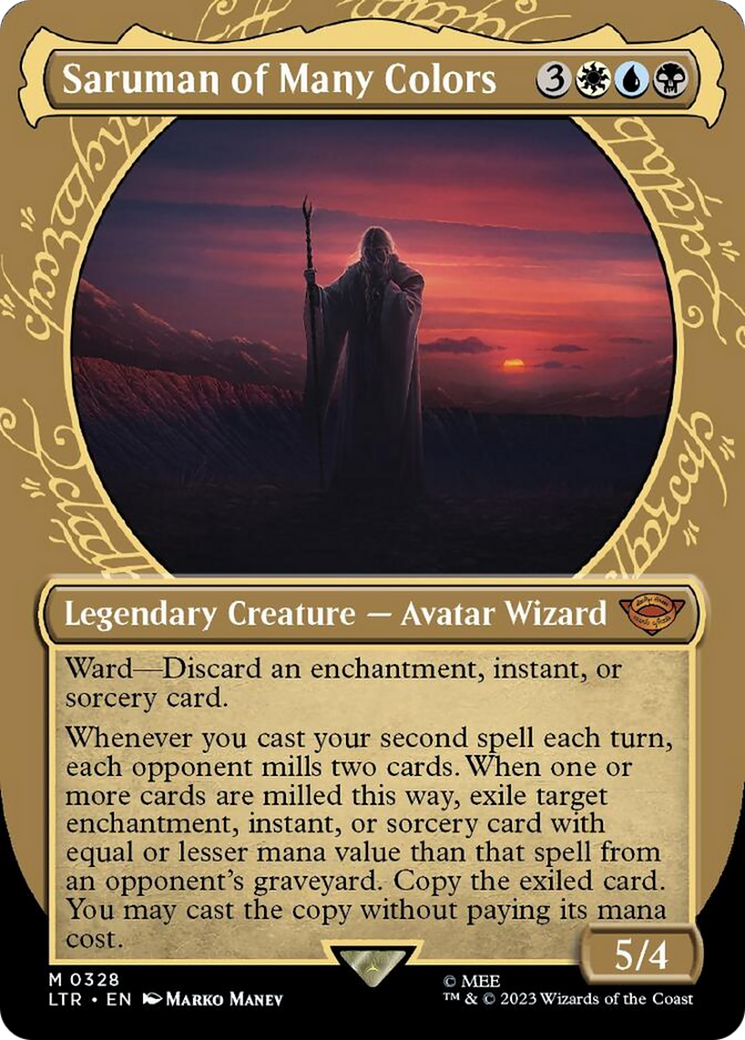 Saruman of Many Colors (Showcase Ring Frame) [The Lord of the Rings: Tales of Middle-Earth] [Foil]