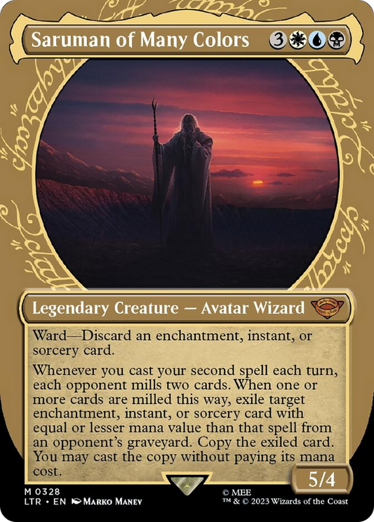 Saruman of Many Colors (Showcase Ring Frame) [The Lord of the Rings: Tales of Middle-Earth] [Foil]