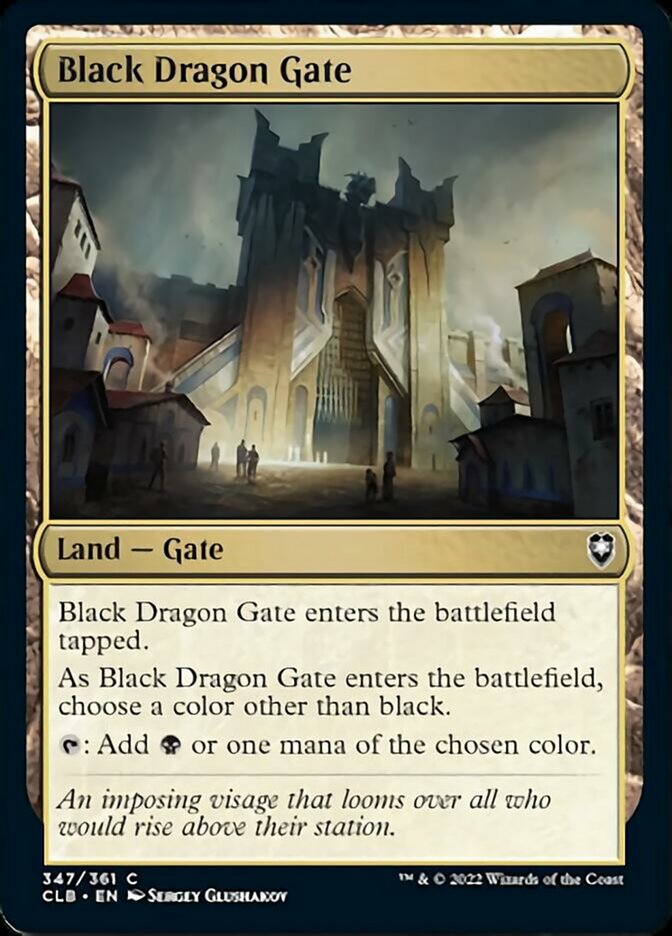 Black Dragon Gate [Commander Legends: Battle for Baldur's Gate] [Foil]