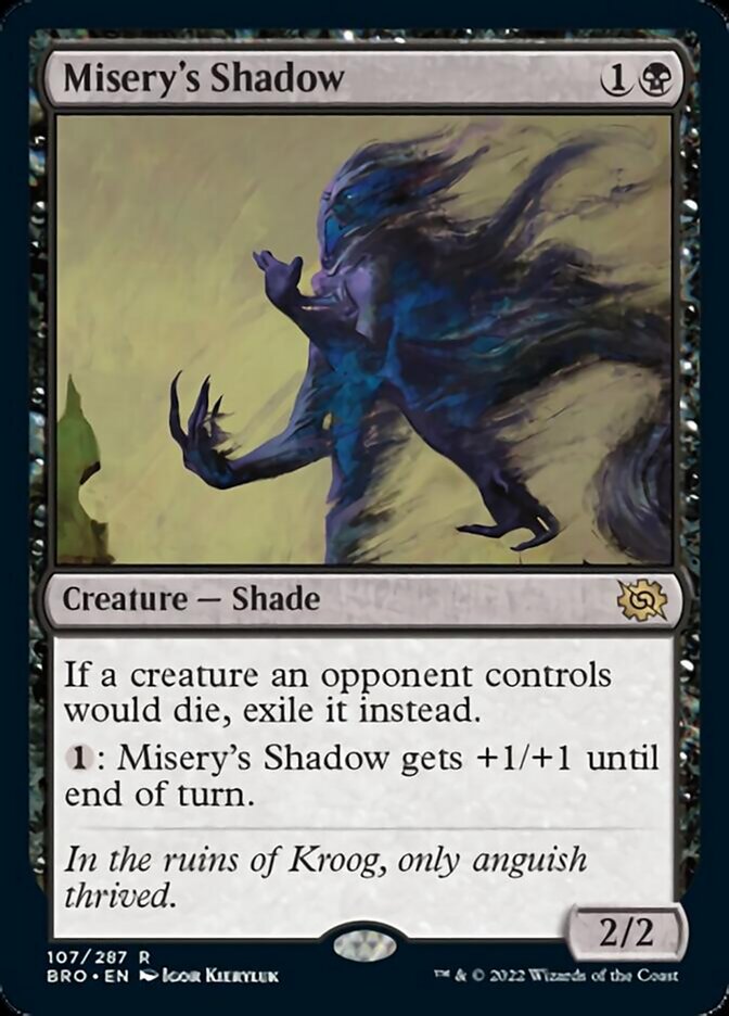 Misery's Shadow [The Brothers' War] [Foil]