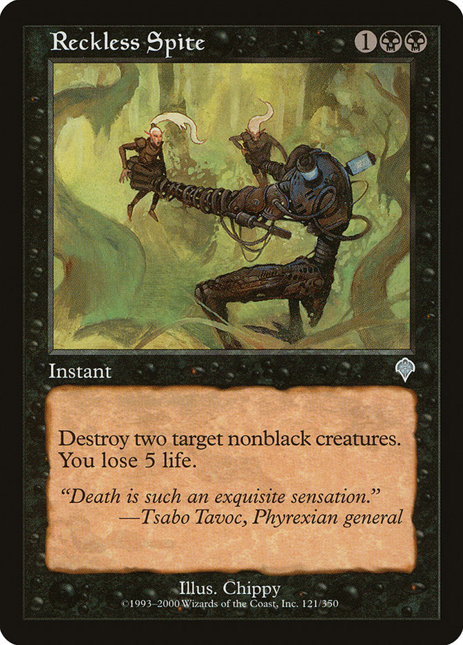 Reckless Spite [Invasion] [Foil]