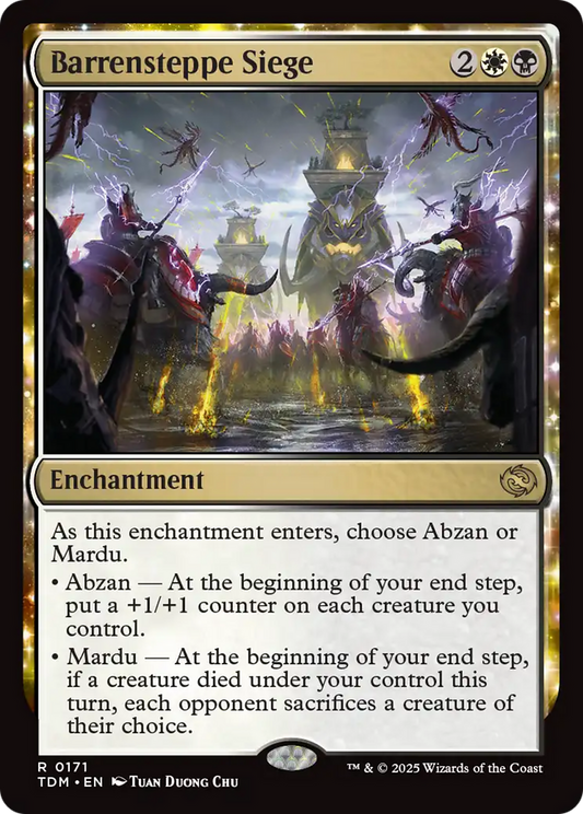 Barrensteppe Siege [Tarkir: Dragonstorm] [Foil]