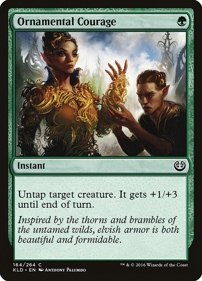 Ornamental Courage [Kaladesh] [Foil]