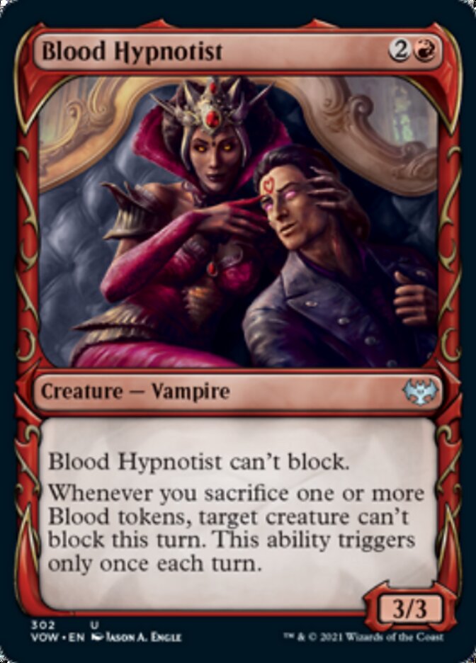 Blood Hypnotist (Showcase Fang Frame) [Innistrad: Crimson Vow] [Foil]