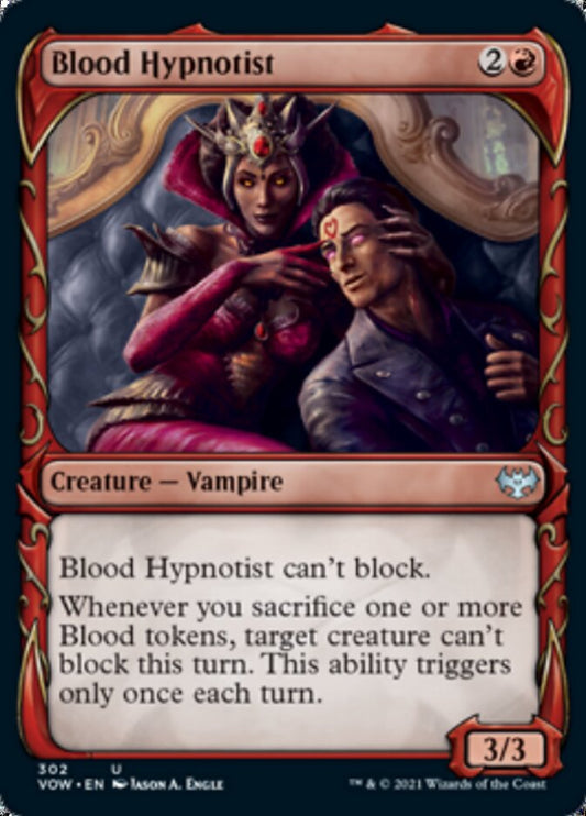 Blood Hypnotist (Showcase Fang Frame) [Innistrad: Crimson Vow] [Foil]