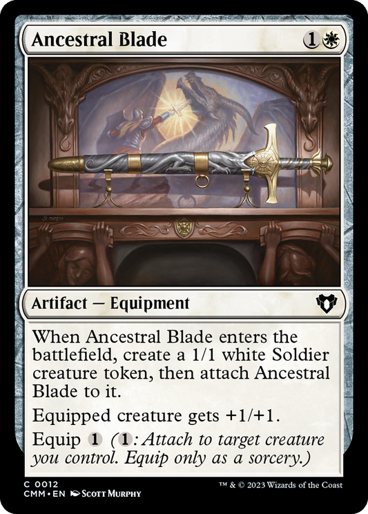 Ancestral Blade [Commander Masters] [Foil]