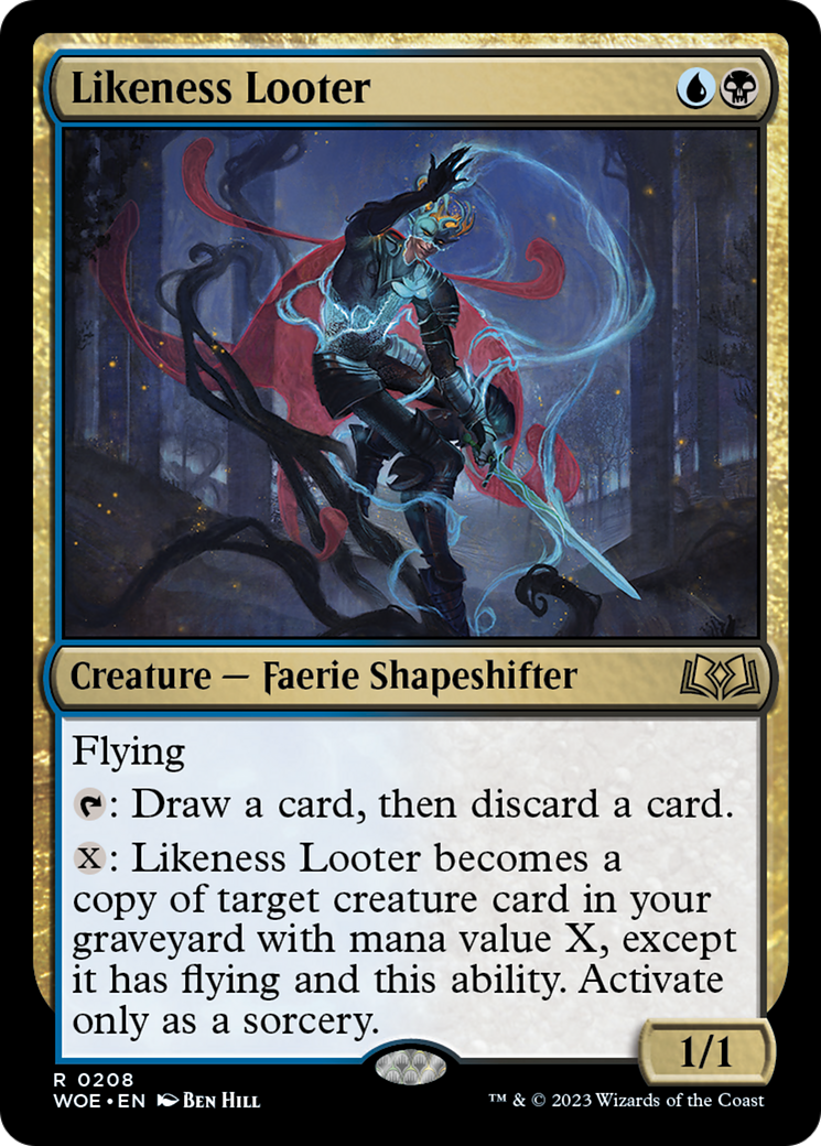 Likeness Looter [Wilds of Eldraine] [Foil]