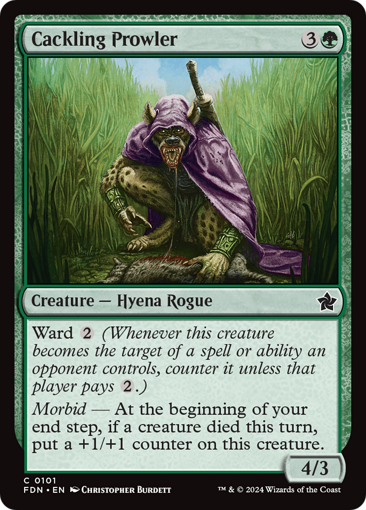 Cackling Prowler [Foundations] [Foil]