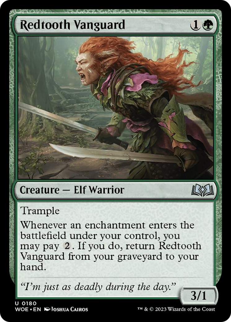 Redtooth Vanguard [Wilds of Eldraine] [Foil]