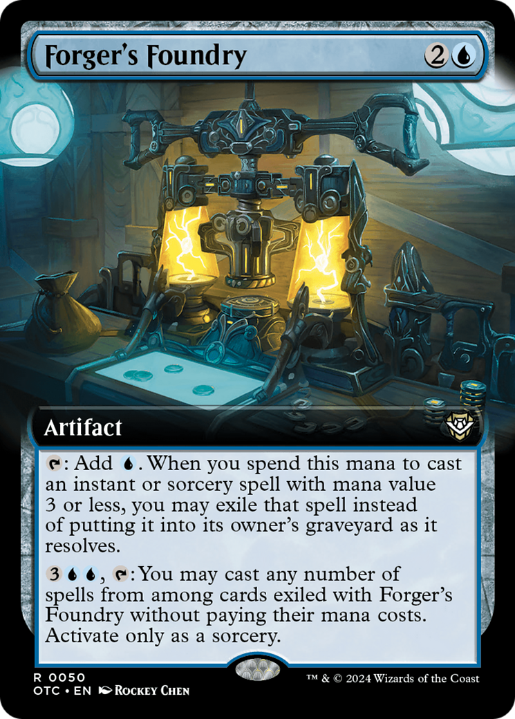 Forger's Foundry (Extended Art) [Outlaws of Thunder Junction Commander] [Foil]