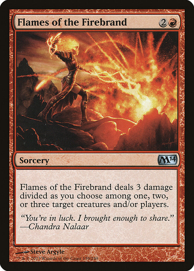 Flames of the Firebrand [Core Set 2014] [Foil]
