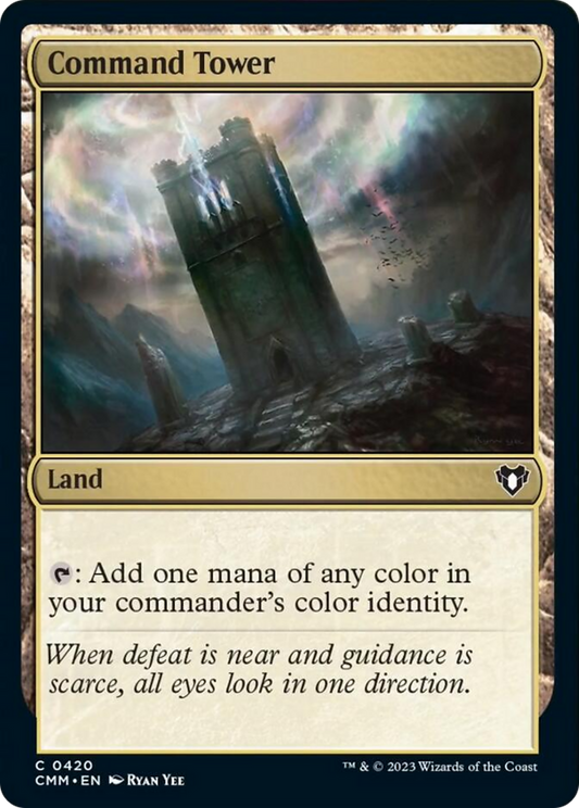 Command Tower [Commander Masters] [Foil]