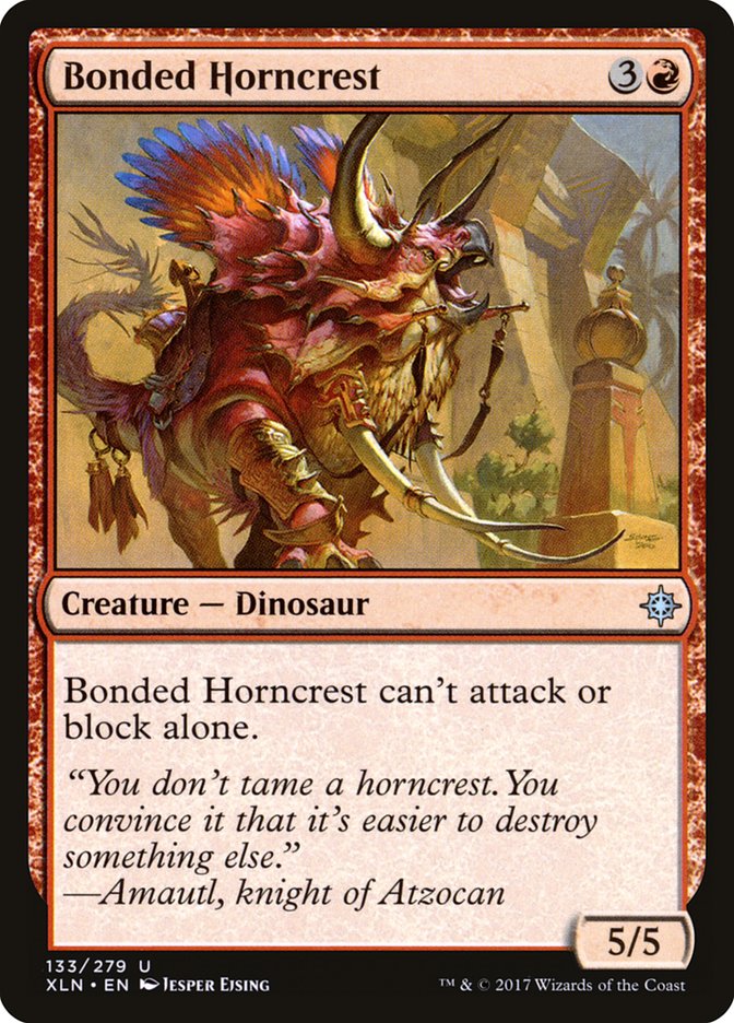 Bonded Horncrest [Ixalan] [Foil]