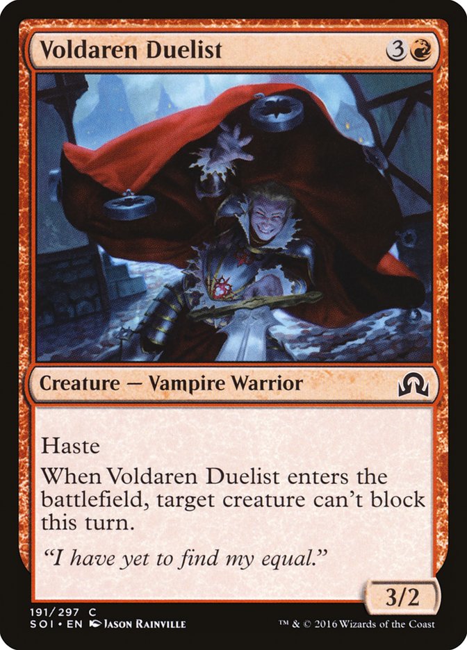 Voldaren Duelist [Shadows over Innistrad] [Foil]