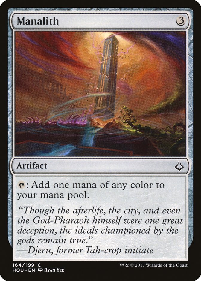 Manalith [Hour of Devastation] [Foil]