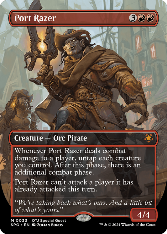Port Razer (Borderless) [Outlaws of Thunder Junction Special Guests] [Foil]