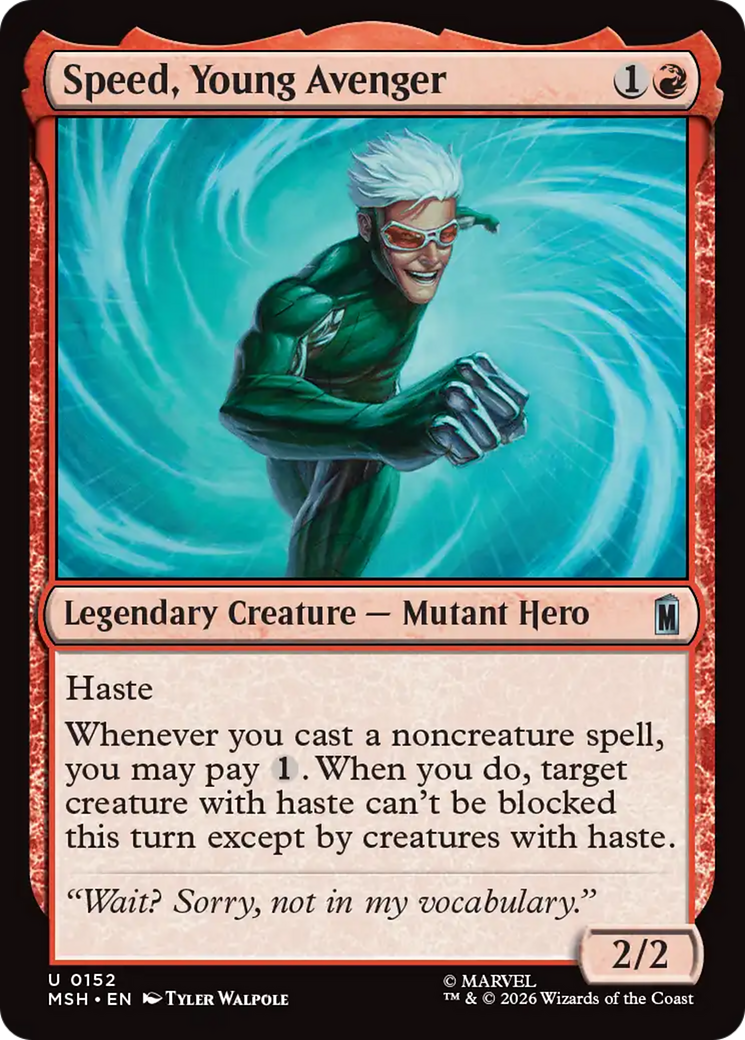 Speed, Young Avenger [Marvel Super Heroes]