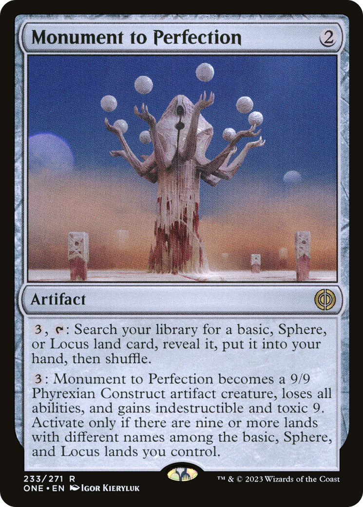 Monument to Perfection [Phyrexia: All Will Be One] [Foil]