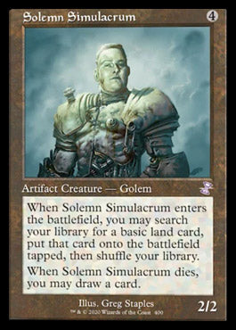 Solemn Simulacrum (Timeshifted) [Time Spiral Remastered] [Foil]