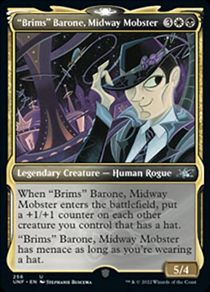 "Brims" Barone, Midway Mobster (Showcase) [Unfinity] [Foil]