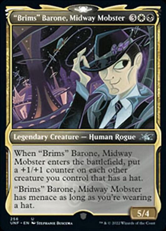 "Brims" Barone, Midway Mobster (Showcase) [Unfinity] [Foil]