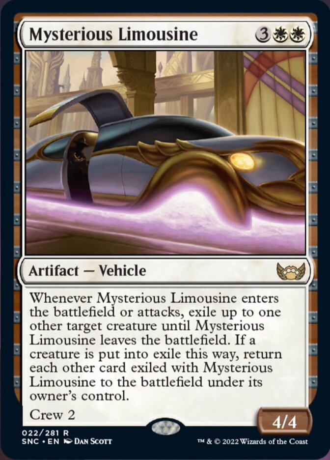 Mysterious Limousine [Streets of New Capenna] [Foil]