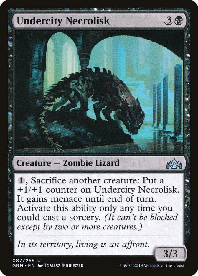 Undercity Necrolisk [Guilds of Ravnica] [Foil]