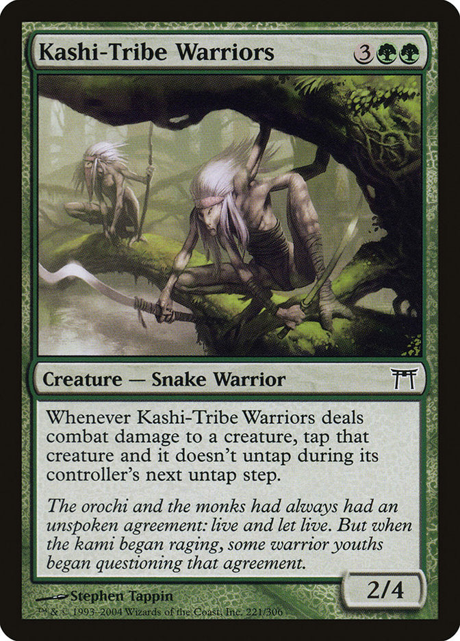 Kashi-Tribe Warriors [Champions of Kamigawa] [Foil]