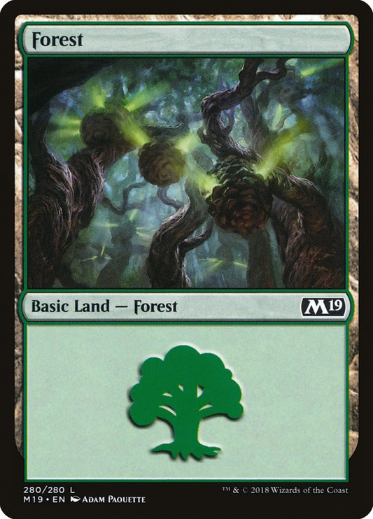 Forest (280) [Core Set 2019] [Foil]