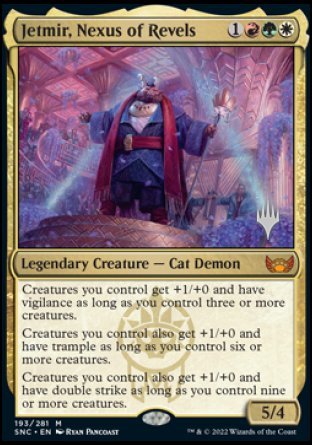 Jetmir, Nexus of Revels (Promo Pack) [Streets of New Capenna Promos] [Foil]
