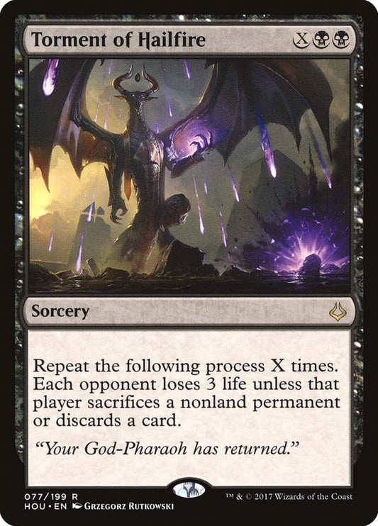 Torment of Hailfire [Hour of Devastation] [Foil]