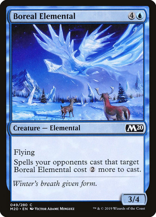 Boreal Elemental [Core Set 2020] [Foil]