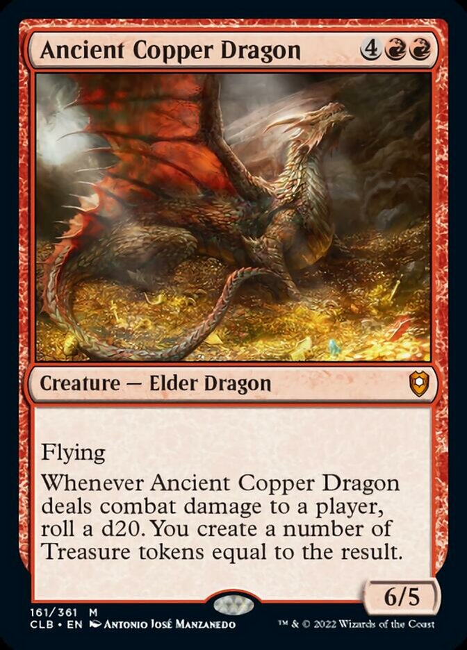 Ancient Copper Dragon [Commander Legends: Battle for Baldur's Gate] [Foil]