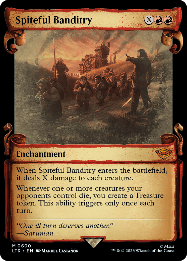 Spiteful Banditry [The Lord of the Rings: Tales of Middle-Earth Showcase Scrolls] [Foil]