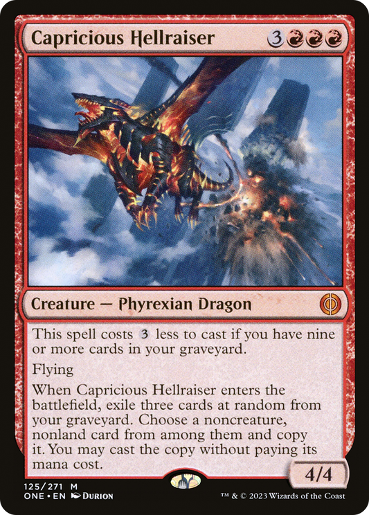 Capricious Hellraiser [Phyrexia: All Will Be One] [Foil]