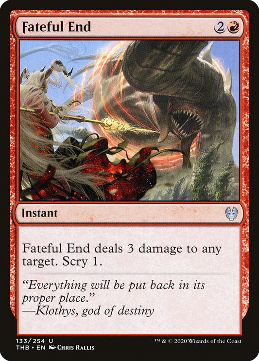 Fateful End [Theros Beyond Death] [Foil]