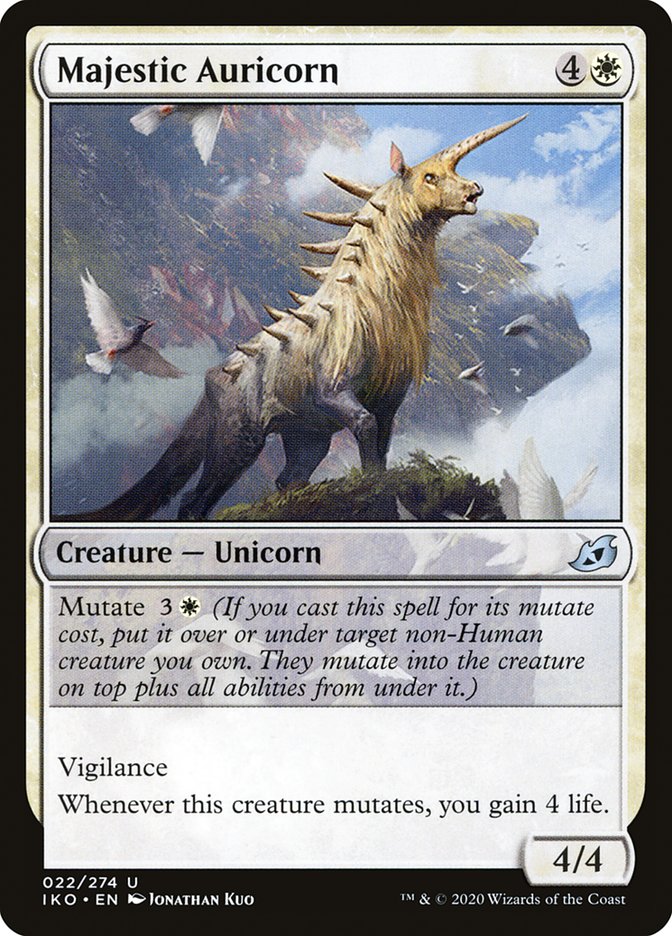 Majestic Auricorn [Ikoria: Lair of Behemoths] [Foil]