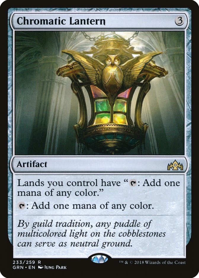 Chromatic Lantern [Guilds of Ravnica] [Foil]