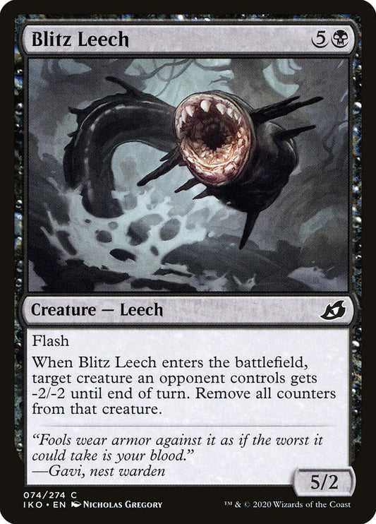 Blitz Leech [Ikoria: Lair of Behemoths] [Foil]