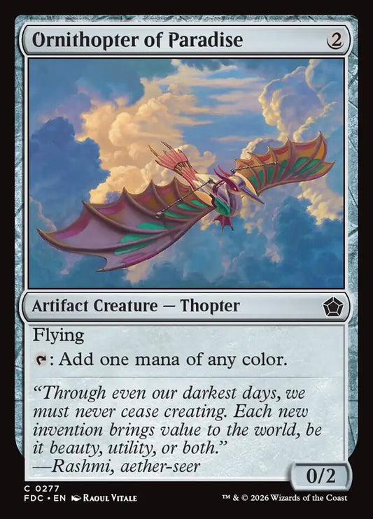 Ornithopter of Paradise [Foundations Commander]