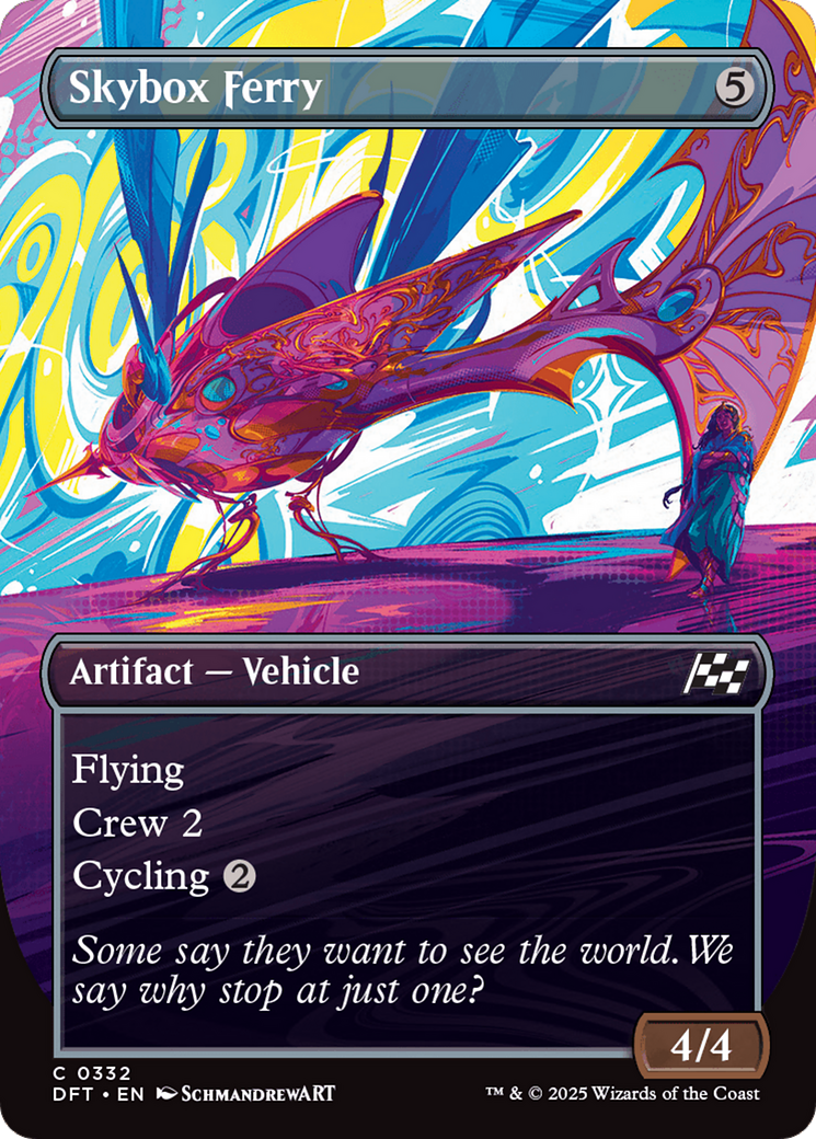 Skybox Ferry (Borderless) [Aetherdrift] [Foil]