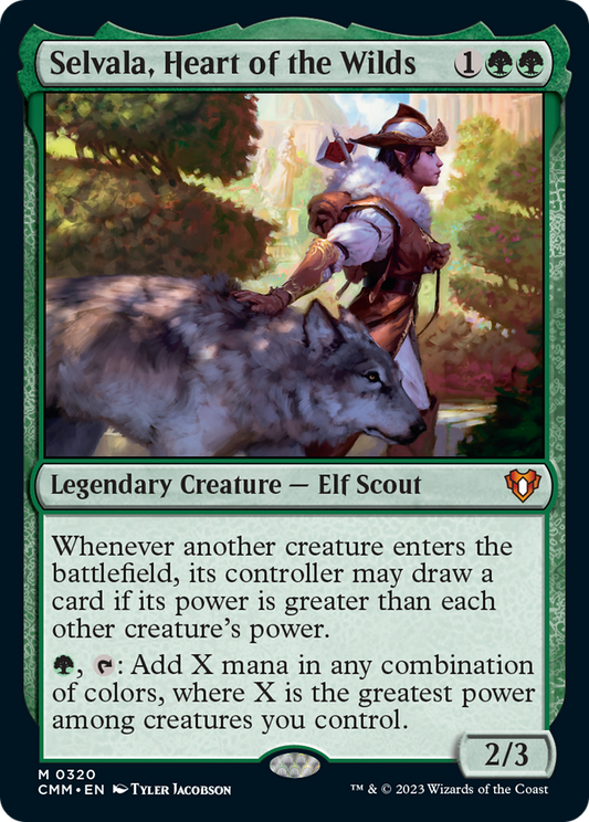 Selvala, Heart of the Wilds [Commander Masters] [Foil]