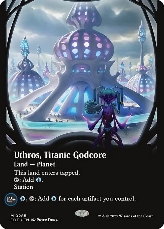 Uthros, Titanic Godcore (Borderless) [Edge of Eternities] [Foil]
