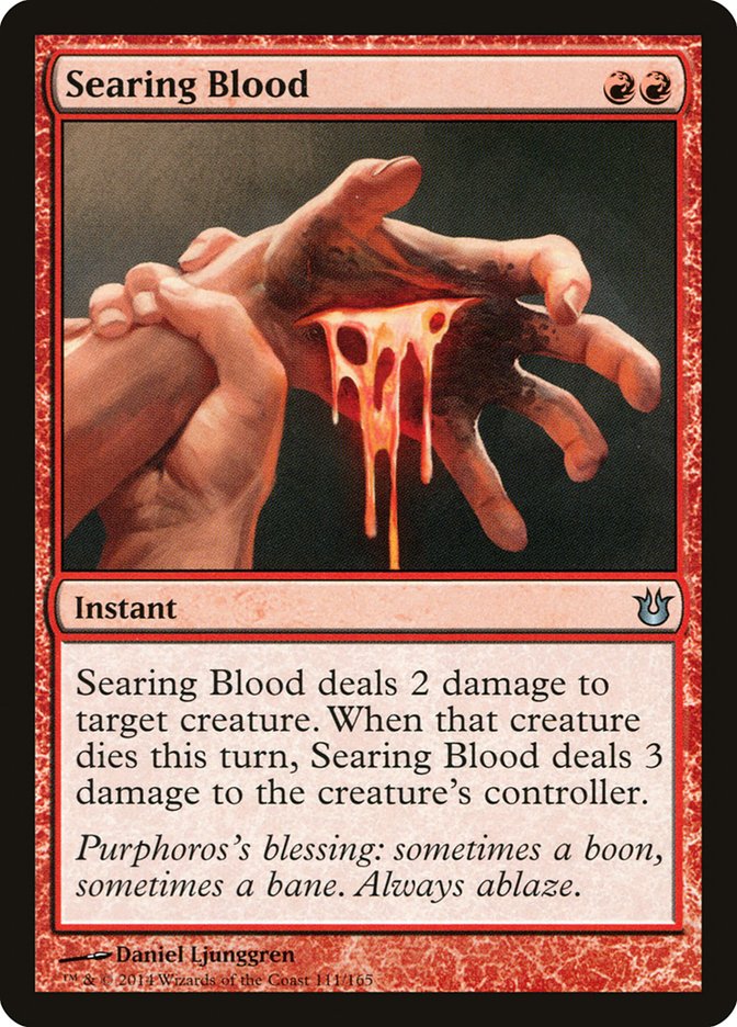 Searing Blood [Born of the Gods] [Foil]