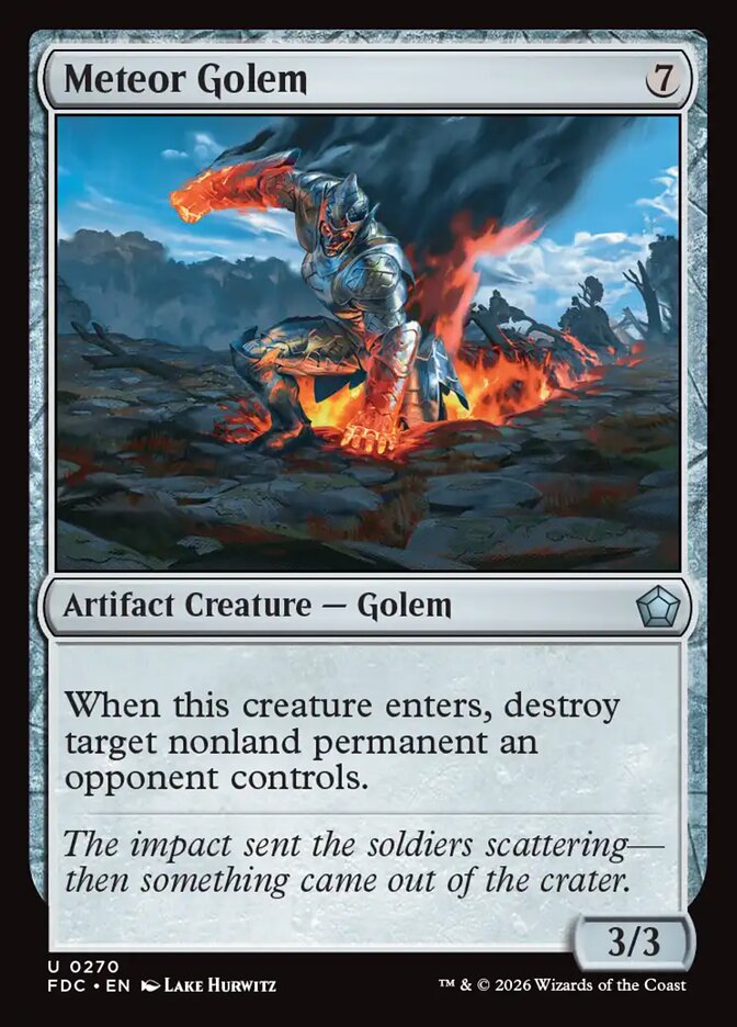 Meteor Golem [Foundations Commander]