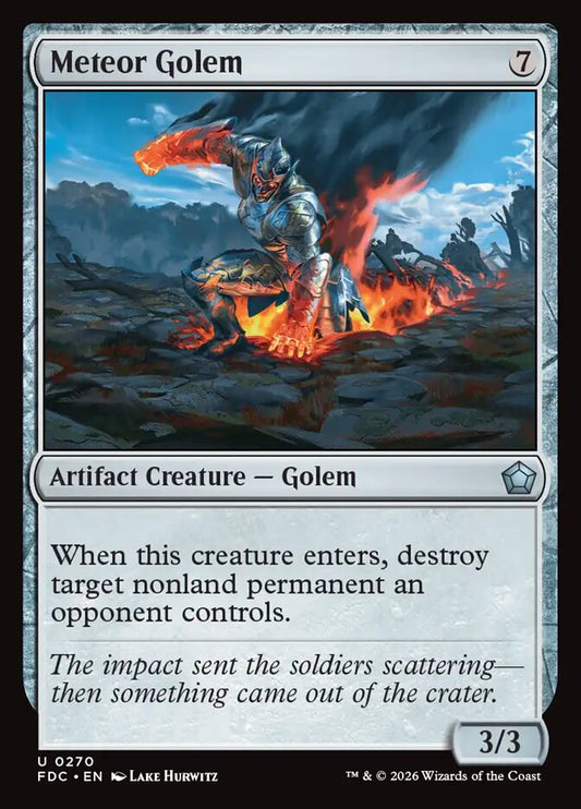 Meteor Golem [Foundations Commander]